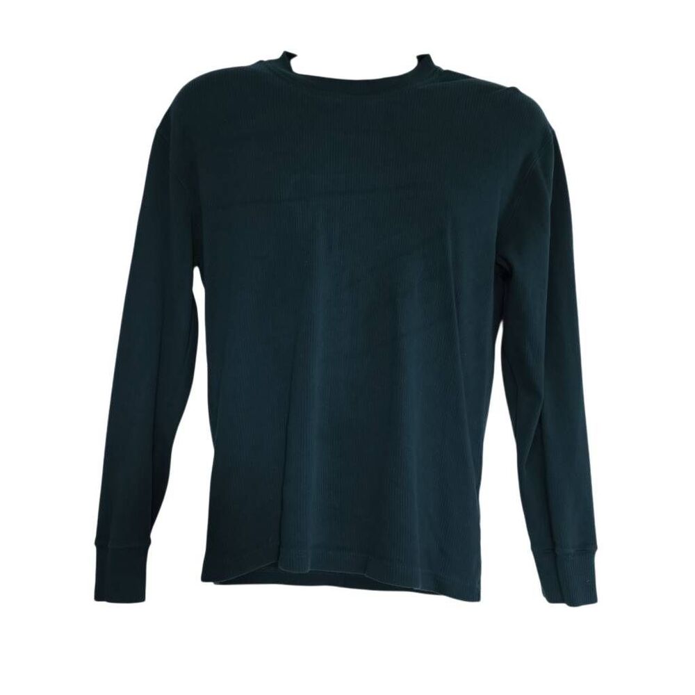Abercrombie & Fitch Men's Size Small Green Soft Ribbed Long Sleeve Knit Top